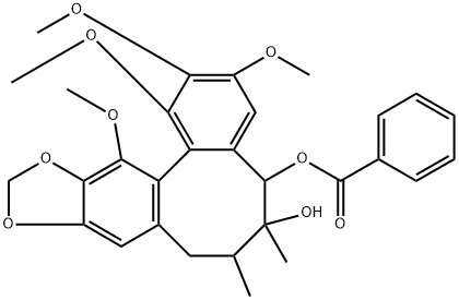 Benzoylgomisin P Struktur