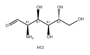 D-GLUCOSAMINE-(6-3H(N)) HYDROCHLORIDE Struktur