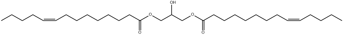 9-Tetradecenoic acid, 2-hydroxy-1,3-propanediyl ester, (Z,Z)- (9CI) Struktur