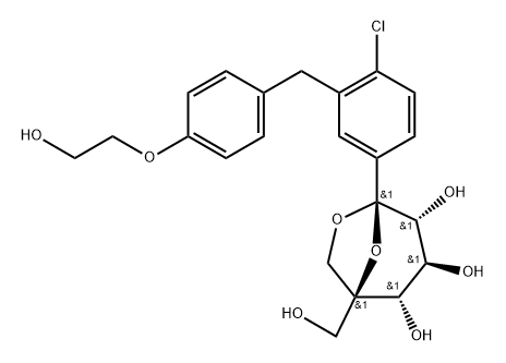 Ertugliflozin Impurity 2 Struktur