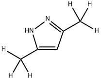 1H-Pyrazole, 3,5-di(methyl-d3)- Struktur