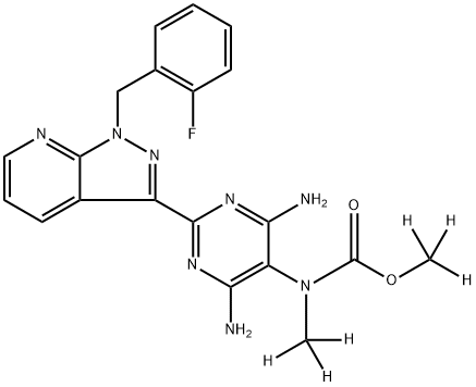 Riociguat 13CD6 Struktur