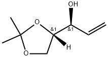 L-threo-Pent-1-enitol,1,2-dideoxy-4,5-O-(1-Methylethylidene)- Struktur