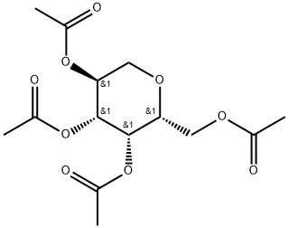 D-Galactitol, 1,5-anhydro-, 2,3,4,6-tetraacetate Struktur