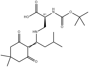 Boc-Dap(ivDde)-OH Struktur