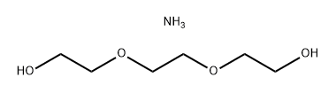 Ethanol, 2,2-1,2-ethanediylbis(oxy)bis-, reaction products with ammonia Struktur