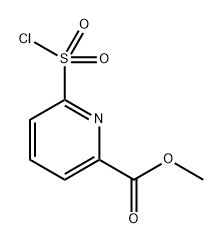 Methyl 6-(chlorosulfonyl)picolinate Struktur