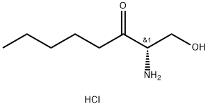 3-Octanone, 2-amino-1-hydroxy-, hydrochloride (1:1), (2S)- Struktur