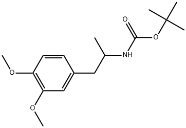 tert-butyl (S)-(1-(3,4-dimethoxyphenyl)propan-2-yl)carbamate Struktur