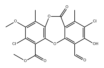 Methyl 2,7-dichloropsoromate Struktur