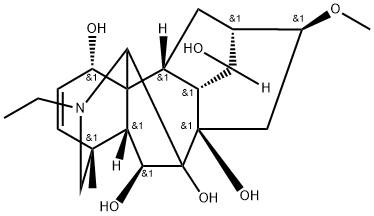 glabredelphinine Struktur