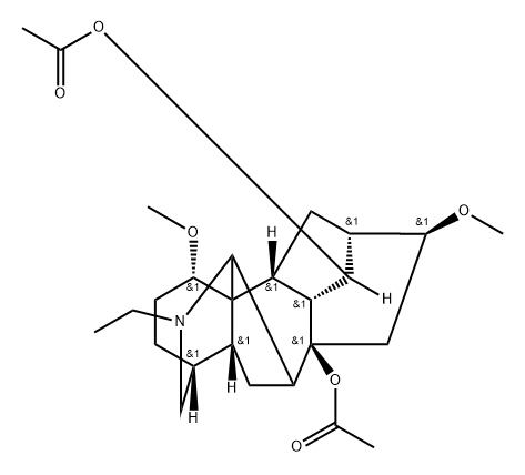 8-acetyldolaconine Struktur