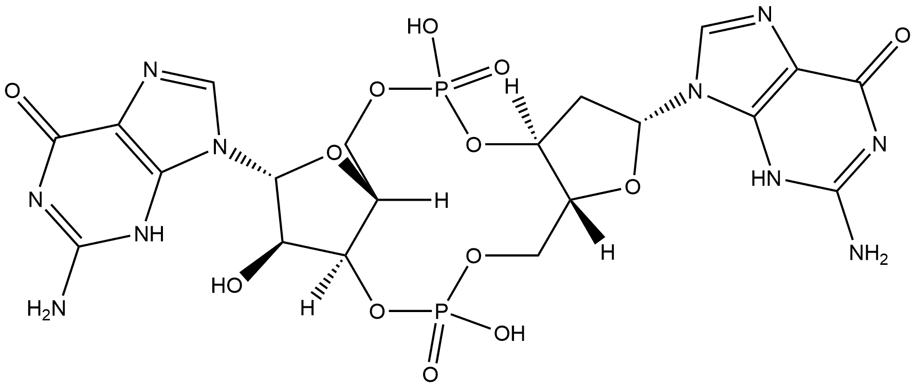 c-di-2'-dGMP Struktur