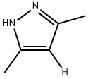 1H-Pyrazole-4-d, 3,5-dimethyl- Struktur