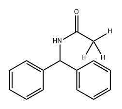 Acetamide-2,2,2-d3, N-(diphenylmethyl)- Struktur