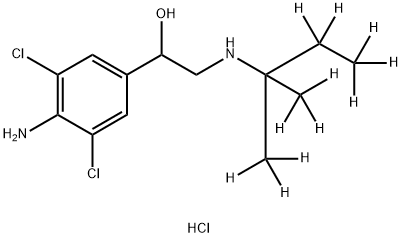 Clenpenterol-D11 hydrochloride Struktur