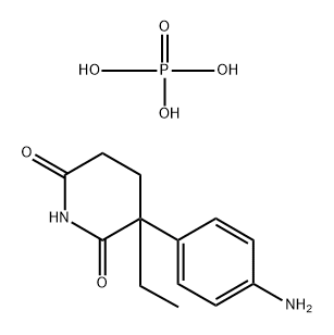 aminoglutethimide phosphate Struktur