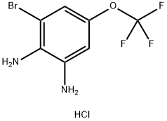 1,2-Benzenediamine, 3-bromo-5-(trifluoromethoxy)-, hydrochloride (1:1)