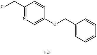 5-(Benzyloxy)-2-(chloromethyl)pyridine hydrochloride Struktur