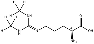 NG,NGa€-Dimethyl-L-arginine-d6 Struktur