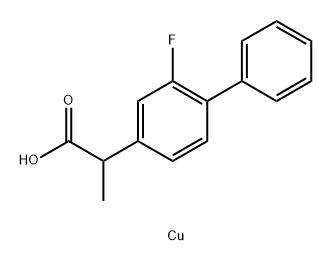 copper flurbiprofen complex Struktur