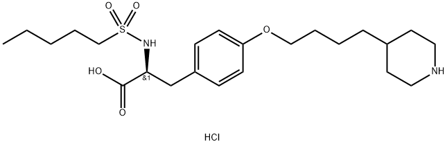 (S)-2-(pentylsulfonamido)-3-(4-(4-(piperidin-4-yl)butoxy)phenyl)propanoic acid Struktur