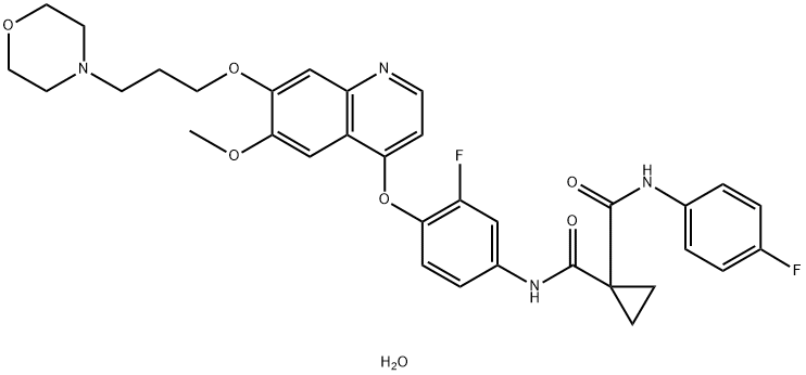 Foretinib H2O Struktur