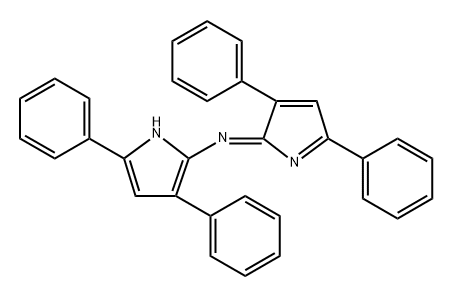 1H-Pyrrol-2-amine, N-(3,5-diphenyl-2H-pyrrol-2-ylidene)-3,5-diphenyl-, [N(Z)]- Struktur