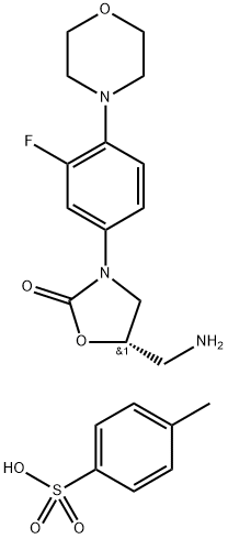 Deacetyl Linezolid Tosylate Salt Struktur