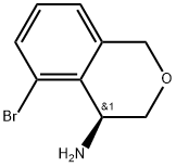 (S)-5-bromoisochroman-4-amine Struktur