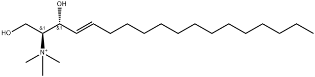 N,N,N-triMethyl-D-erythro-sphingosine (Methyl sulfate salt) Struktur