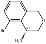 (R)-5-bromoisochroman-4-amine Struktur