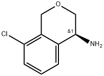 (S)-8-Chloroisochroman-4-amine Struktur