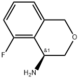 (S)-5-fluoroisochroman-4-amine Struktur