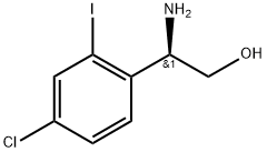 (2R)-2-amino-2-(4-chloro-2-iodophenyl)ethan-1-ol Struktur