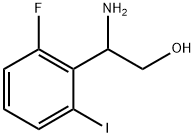 2-amino-2-(2-fluoro-6-iodophenyl)ethanol Struktur