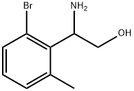 2-amino-2-(2-bromo-6-methylphenyl)ethanol Struktur