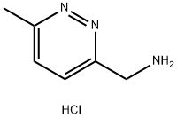 (6-Methylpyridazin-3-yl)methanamine hydrochloride Struktur