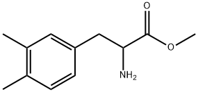 methyl 2-amino-3-(3,4-dimethylphenyl)propanoate Struktur