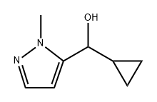 cyclopropyl(1-methyl-1H-pyrazol-5-yl)methanol(WXC08871) Struktur