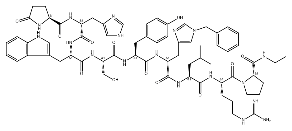 (D-HIS2)-HISTRELIN Struktur