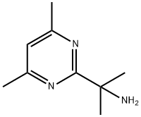 2-Pyrimidinemethanamine, α,α,4,6-tetramethyl- Struktur