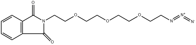 Phthalamide-PEG3-azide Struktur