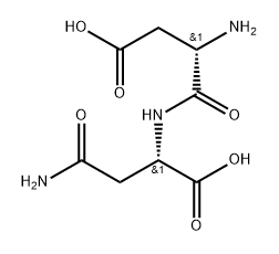 L-Asparagine, L-α-aspartyl- Struktur