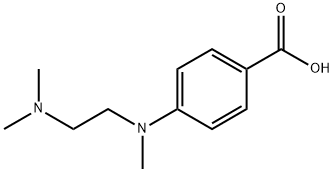 Benzoic acid, 4-[[2-(dimethylamino)ethyl]methylamino]- Struktur