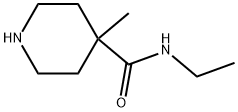 N-ethyl-4-methylpiperidine-4-carboxamide Struktur