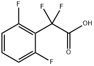 2-(2,6-difluorophenyl)-2,2-difluoroacetic acid Struktur