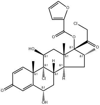 6-alfa-Hydroxy Mometasone Furoate Struktur