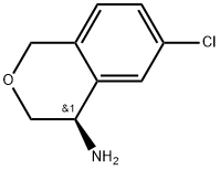 (R)-6-chloroisochroman-4-amine Struktur