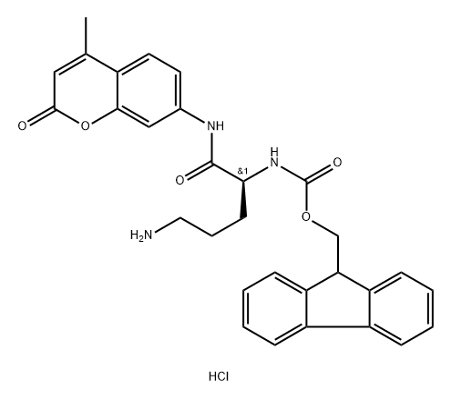 FMoc-Orn-AMC.HCl Struktur